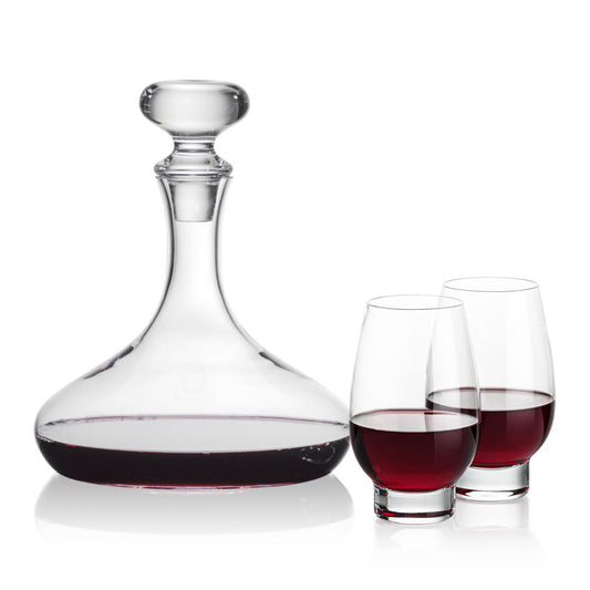 Stratford Decanter & Glenarden Stemless Wine