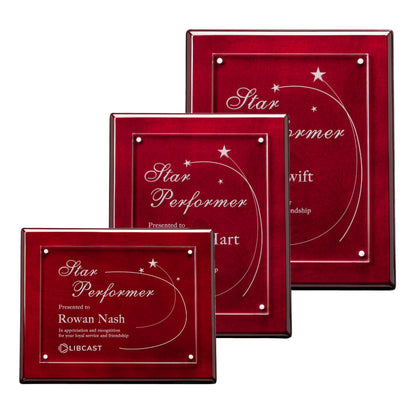 Sedum Plaque - Rosewood