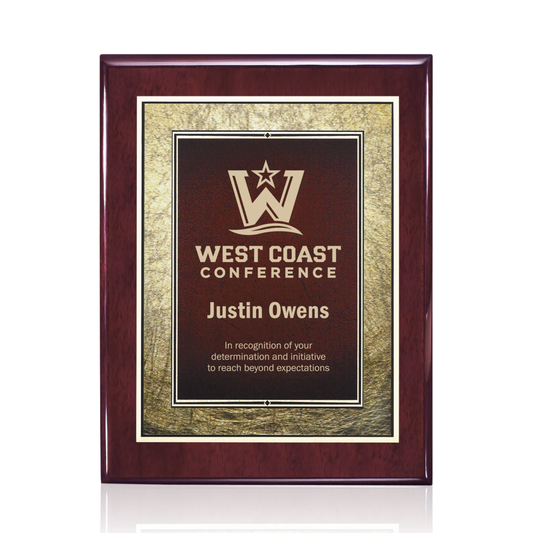 Oakleigh/Tamara Plaque - Rosewood/Burgundy
