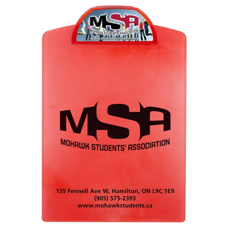 “Dwight FC” Letter Size Clipboard with PhotoImage ® Full Color Imprint* on Clip