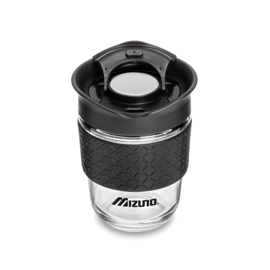 Adana Glass Medium Tumbler w/Silicone Band - 12oz