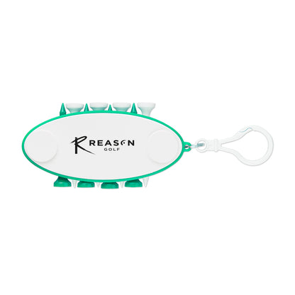 10 Piece Golf Tee Set Keychain