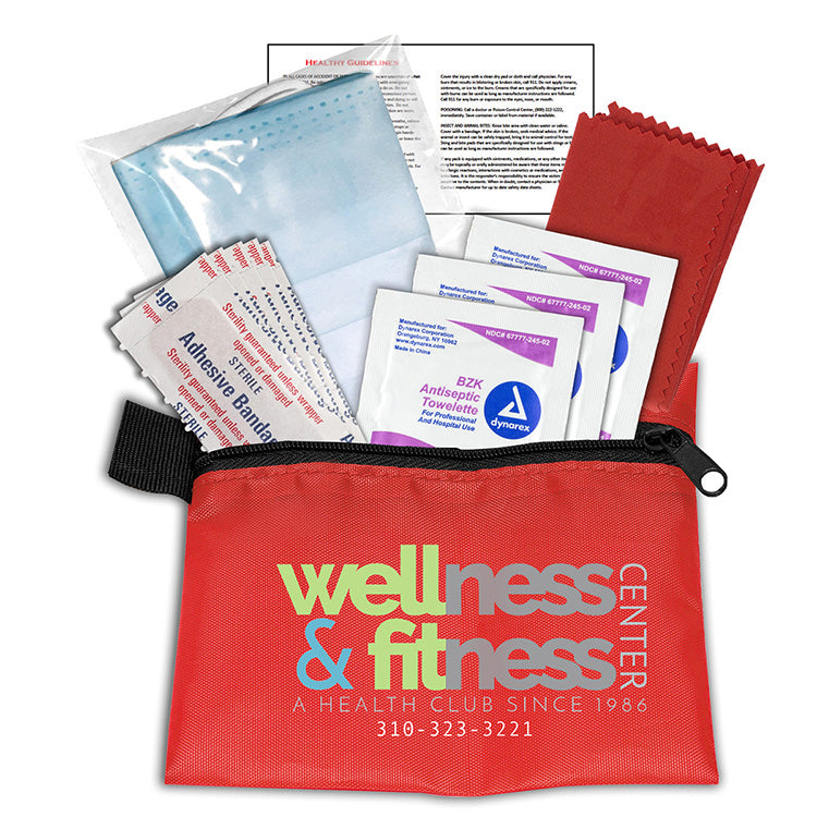 "ORERON" 11 Pcs Antiseptic and Protective First Aid Kit in Zipper Pouch