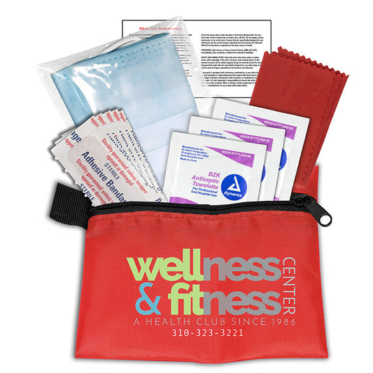 "ORERON" 11 Pcs Antiseptic and Protective First Aid Kit in Zipper Pouch