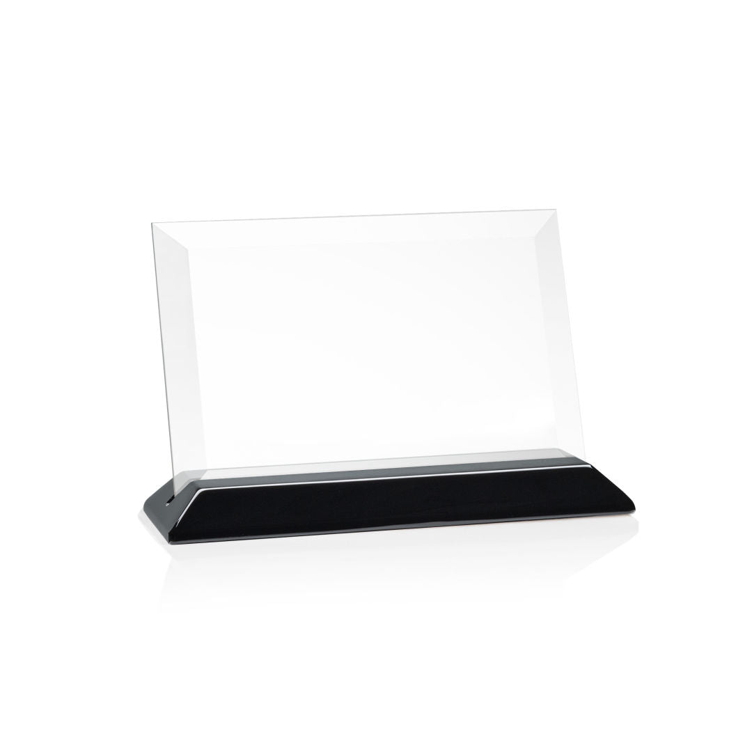 Embassy VividPrint™ Award - Starfire/Black (Horiz)