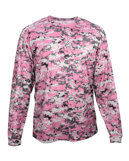 Men's Digital Camo Long Sleeve T-Shirt - 4184
