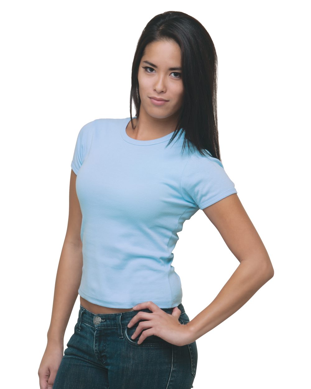 Women's USA-Made Cap Sleeve T-Shirt - 4539