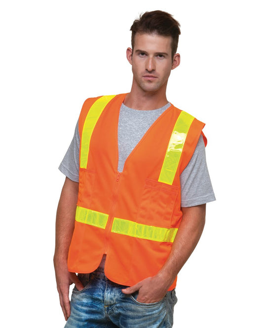 Unisex USA-Made ANSI Solid Surveyor's Vest Class 2 - 3786