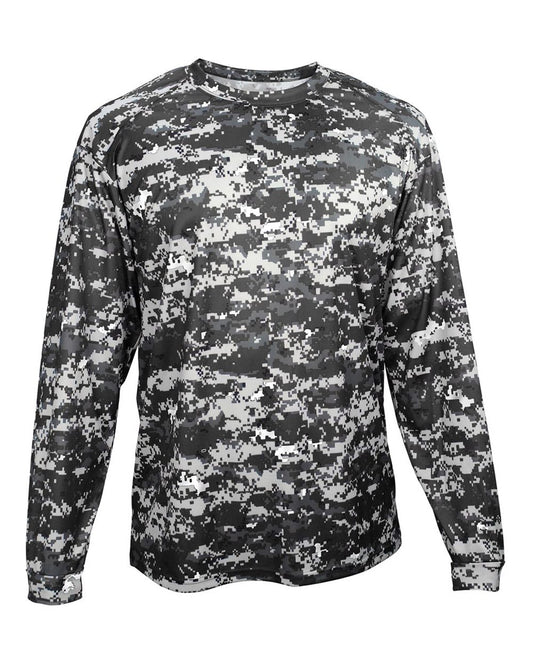 Youth Digital Camo Long Sleeve T-Shirt - 2184
