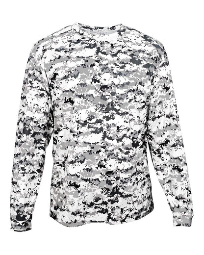Youth Digital Camo Long Sleeve T-Shirt - 2184