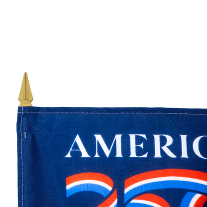 4" x 6" US 250th Anniversary Stick Flag