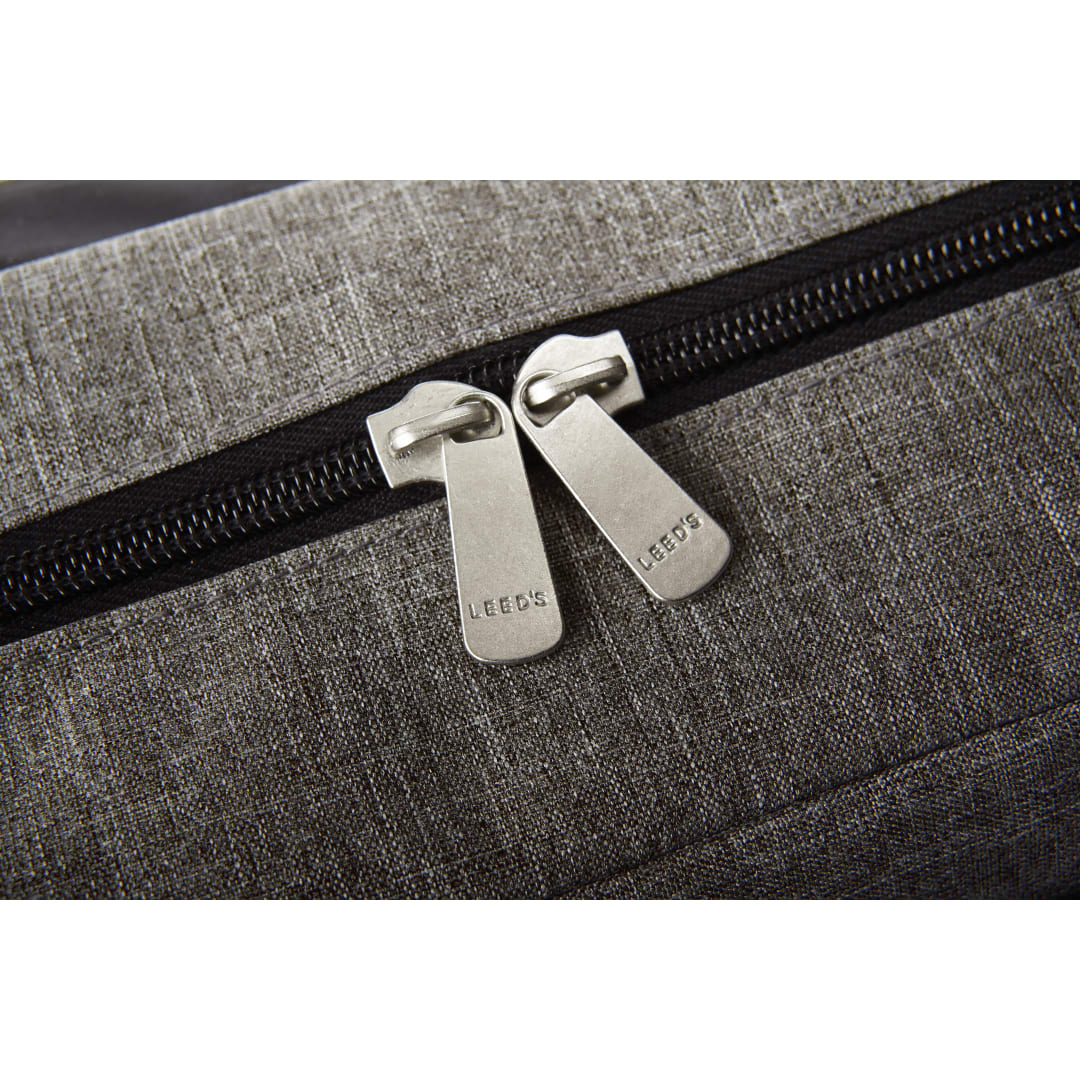 Front View of Black Verona Vertical 15" Computer Briefcase