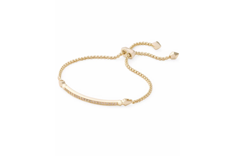 Kendra Scott Ott Adjustable Chain Bracelet in Gold