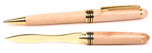 Wooden Illusion Series Ballpoint Pen & Letter Opener Set
