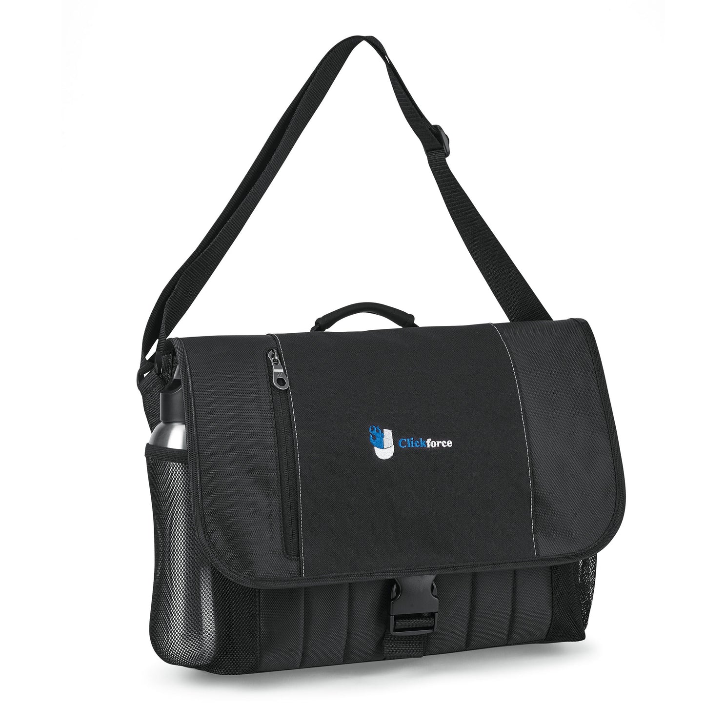 Black Baylor Laptop Messenger