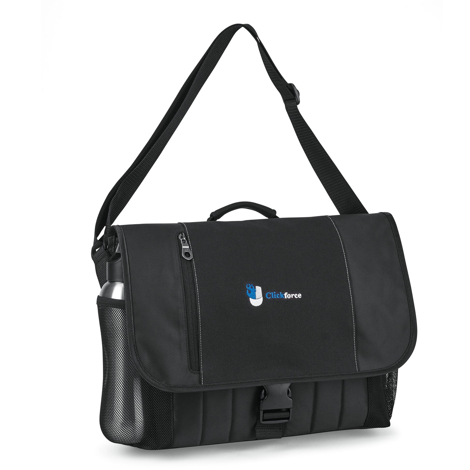 Black Baylor Laptop Messenger