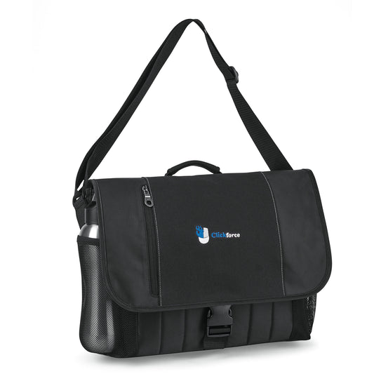 Black Baylor Laptop Messenger