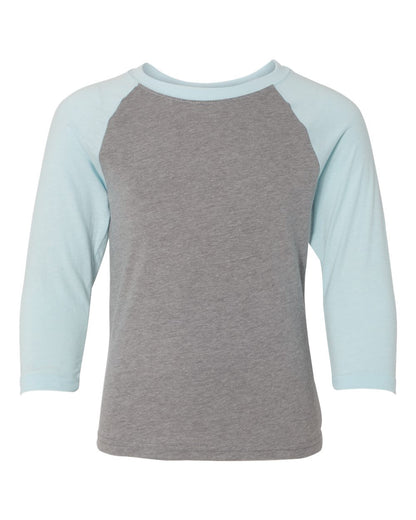 Youth CVC Three-Quarter Sleeve Raglan T-Shirt - 3352