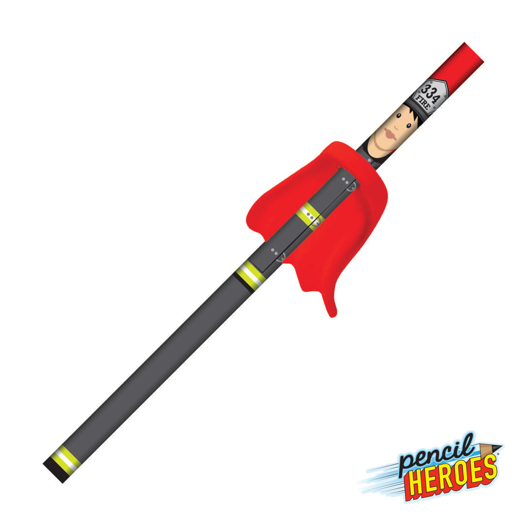 Pencil Heroes® Hometown Series Female w/Cape Pencil
