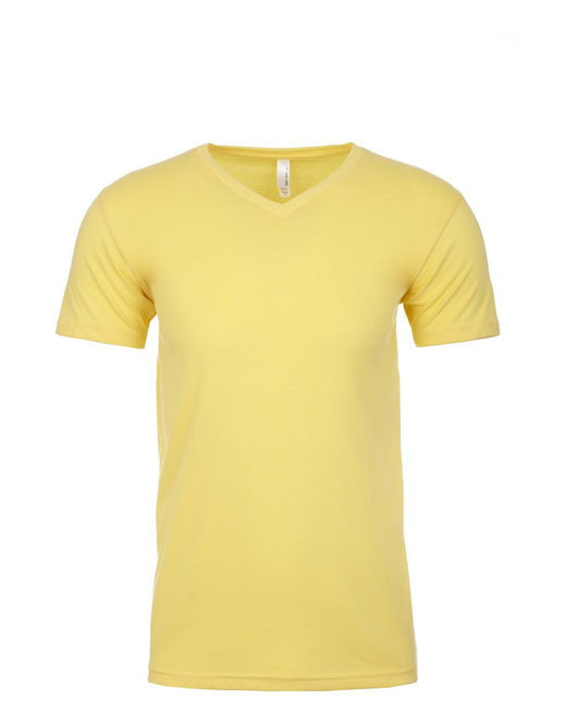 Men's Sueded V-Neck T-Shirt - 6440