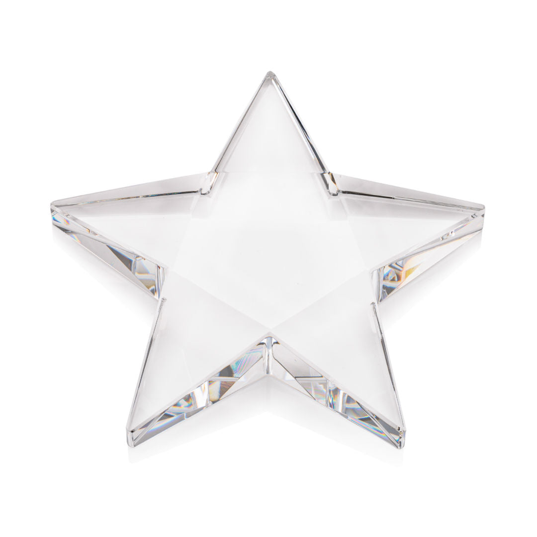 Pentagon Star Paperweight