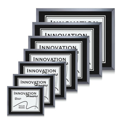 Avonlea/Everett Plaque - Black/Silver