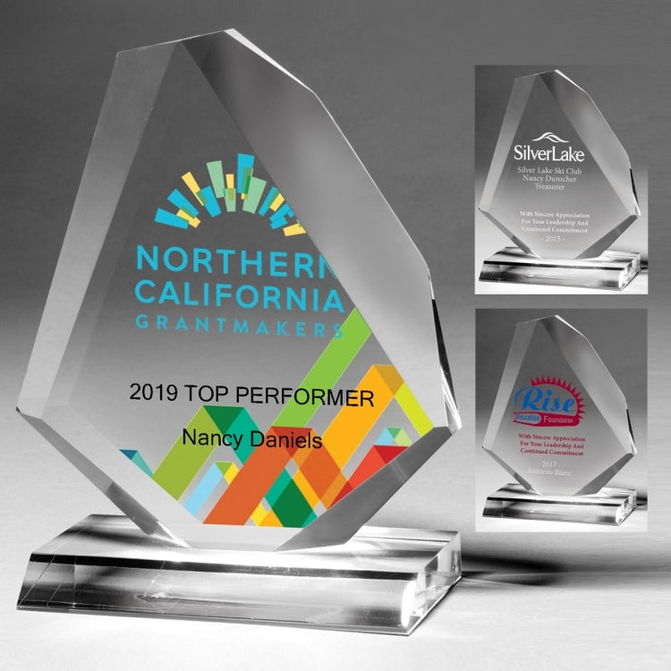 Beveled Diamond Award - 4 Color Process