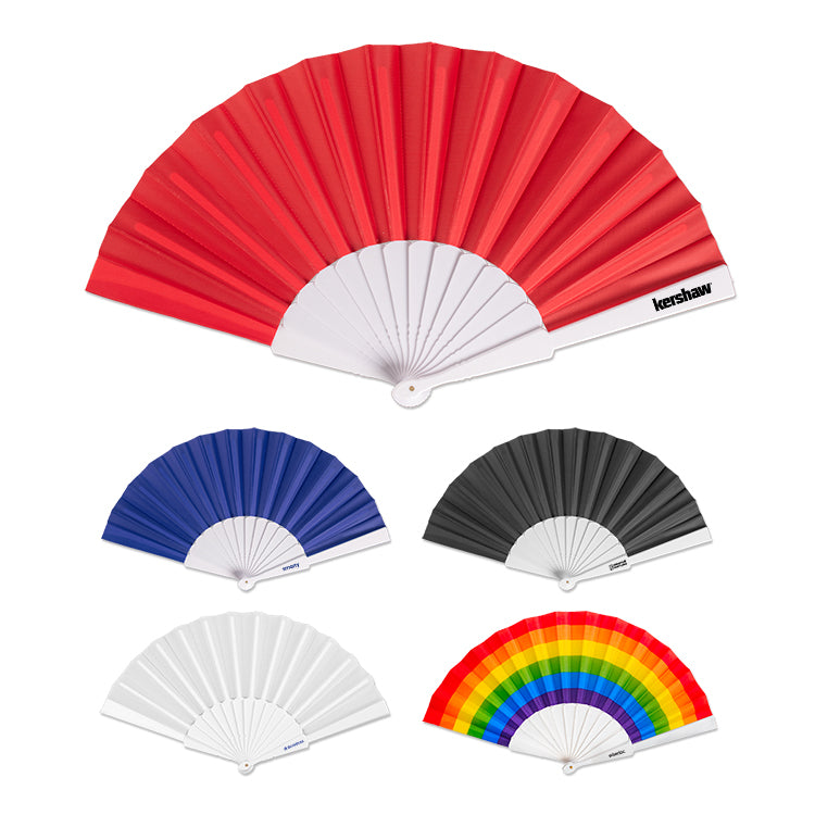 Green Folding Hand Fan