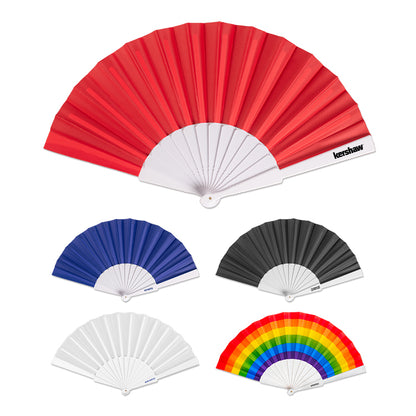 Green Folding Hand Fan
