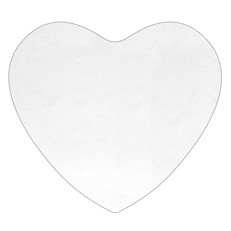 6" x 5-1/2" "Washoe Heart" Recycled RPET Full Color Import Air Ship Microfiber Cloth & Screen