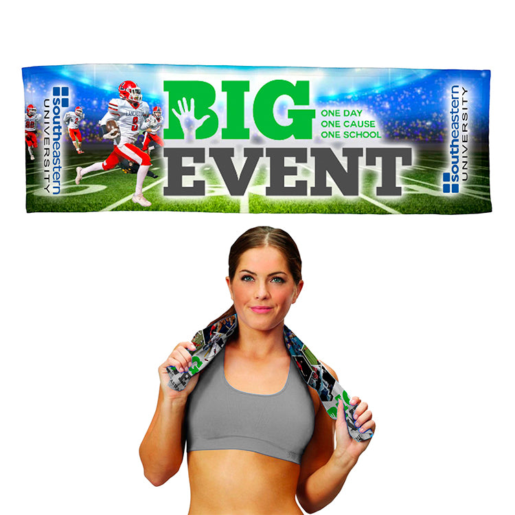 "Deluxe" Full Color Sublimation Cooling Towel