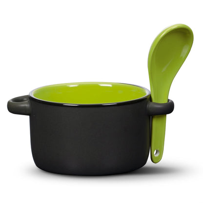 Merritt Soup Mug & Spoon - 12oz - Imprinted