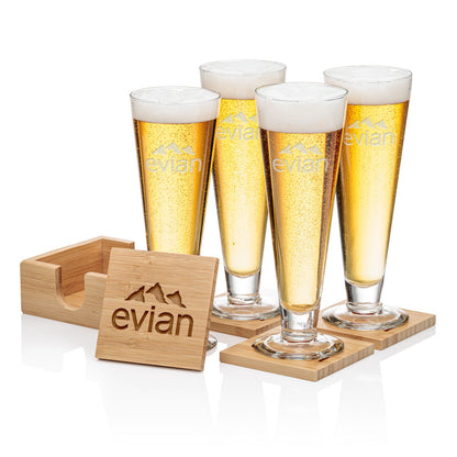 Bamboo Coaster Gift Set - Classic