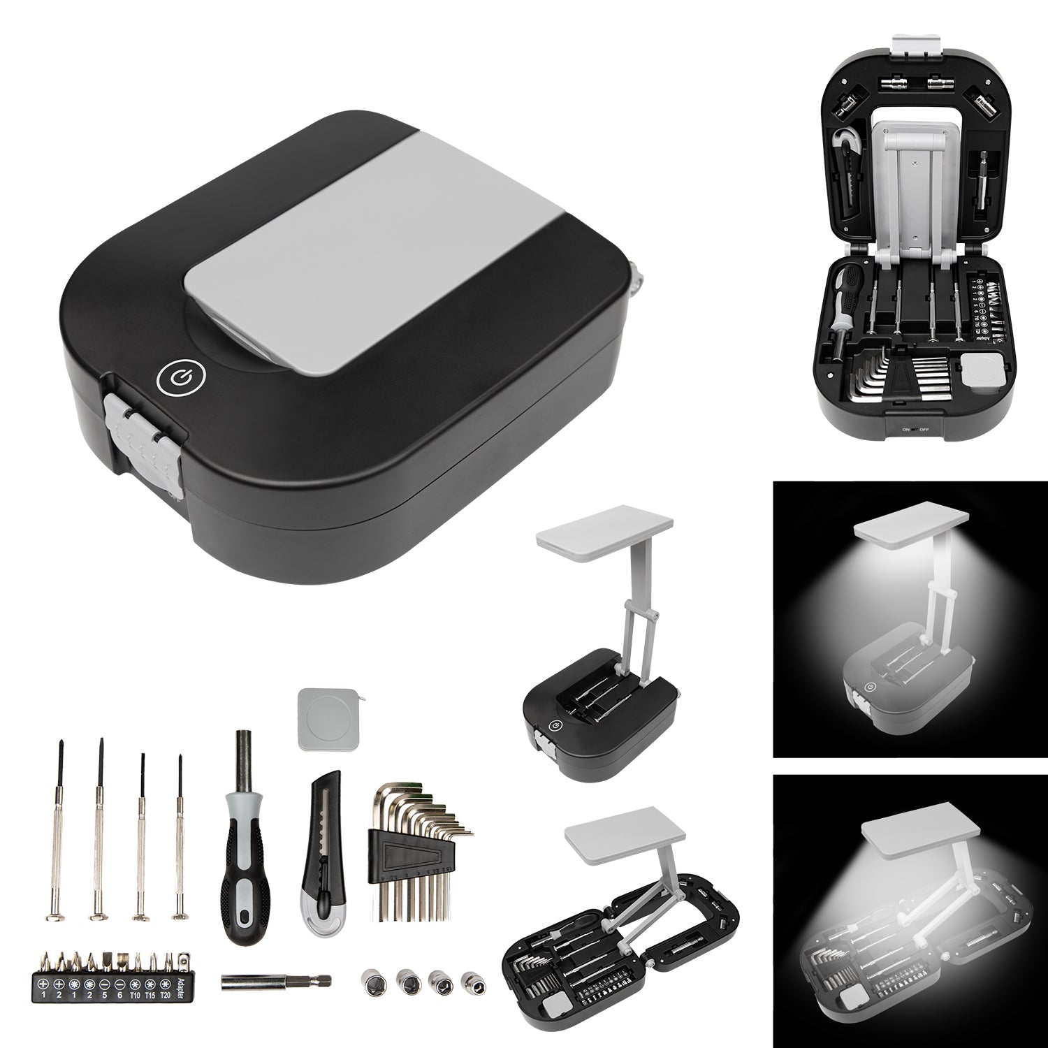 30 Piece Tool Kit With Light
