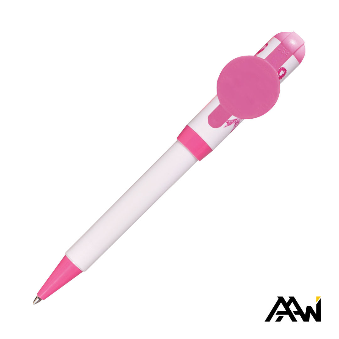 Jumbo QR Billboard Twist Pen - Decorated Cap