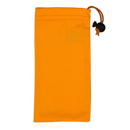 4" W x 7-1/2 " H “Clean-n-Carry” Spot Color Microfiber Drawstring Pouch For Cell Phones, Eyeglasses