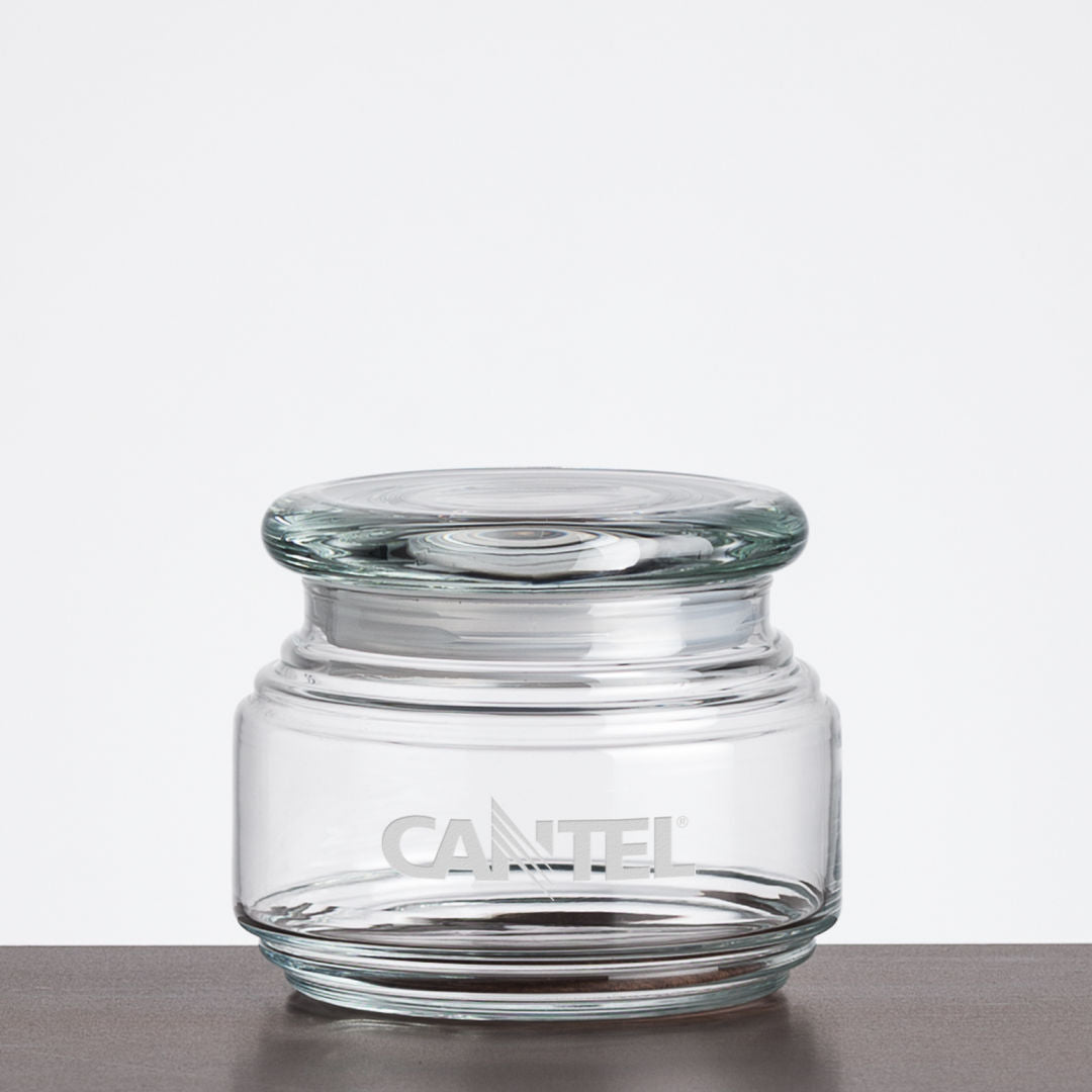 Pescara Jar & Lid - Deep Etch