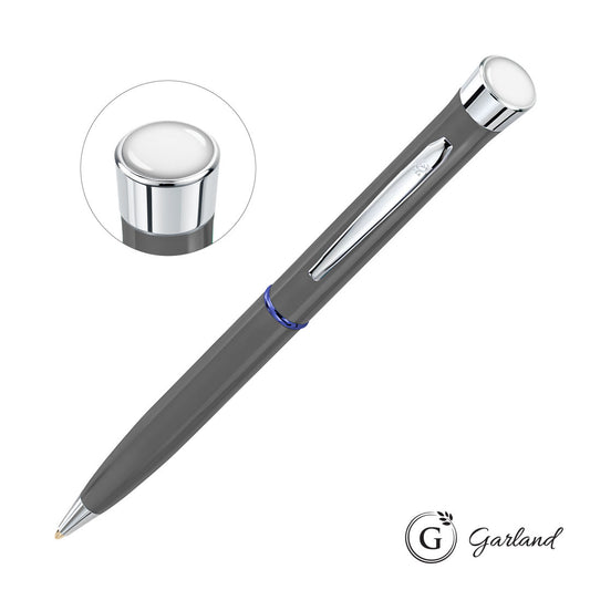 Garland® Recycled Custom Ballpoint Twist Pen - Chrome Accent