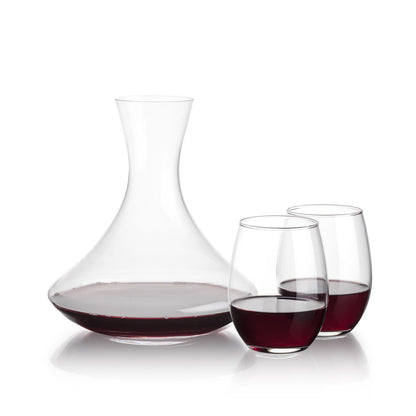 Senderwood Carafe & Stanford Stemless Wine