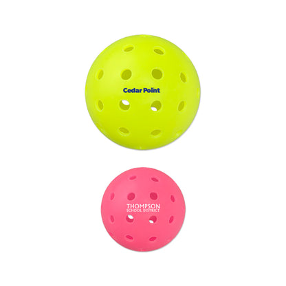 Neon Green 40 Hole Outdoor Seamless Pickleball