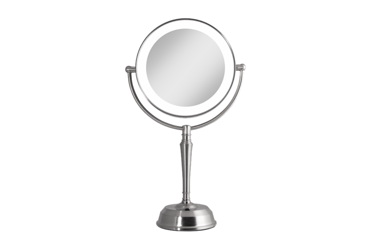 Zadro LED Lighted Vanity Mirror with Rechargeable Battery & USB Port 10X/1X