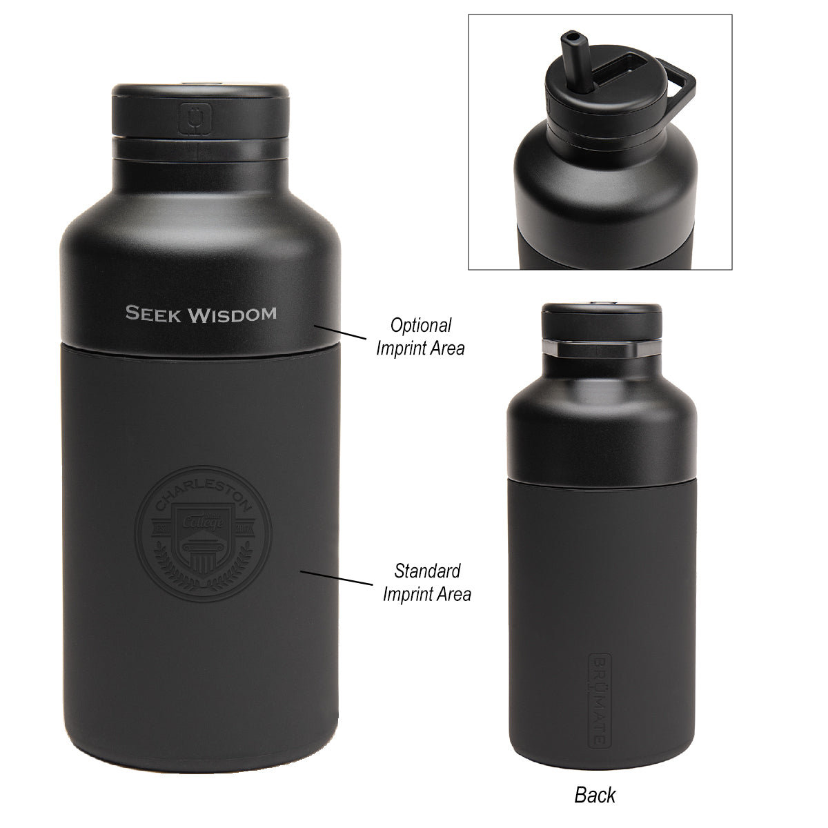 MATTE BLACK 65 Oz. BrüMate Rotera