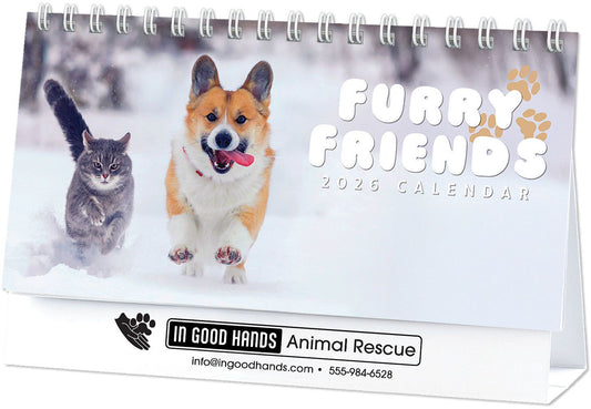FURRY FRIENDS DESK CALENDAR