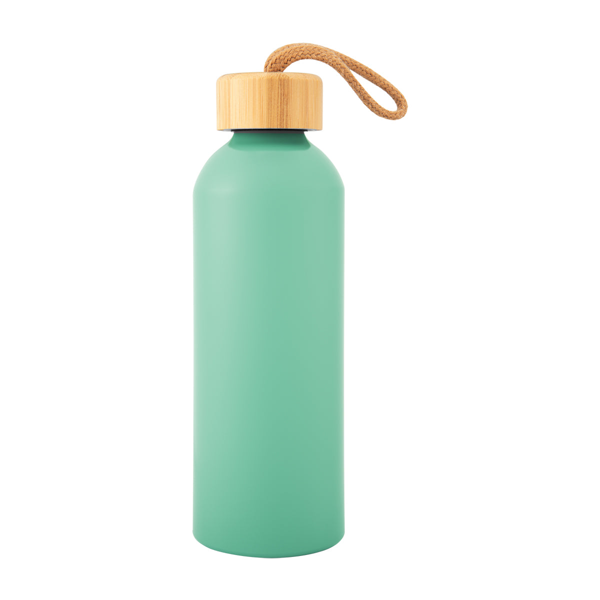 25 Oz. Full Laser Blaire Recycled Aluminum Bottle With Bamboo Lid