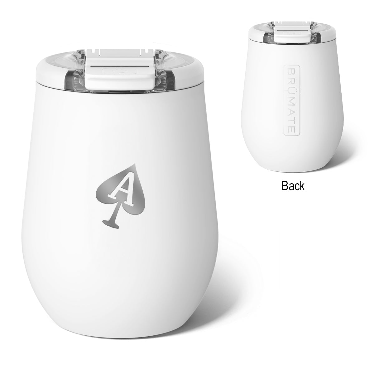 WHITE 14 Oz. BrüMate Uncork'd