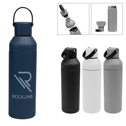 BLACK 17 Oz. Dixon Recycled Stainless Steel Bottle
