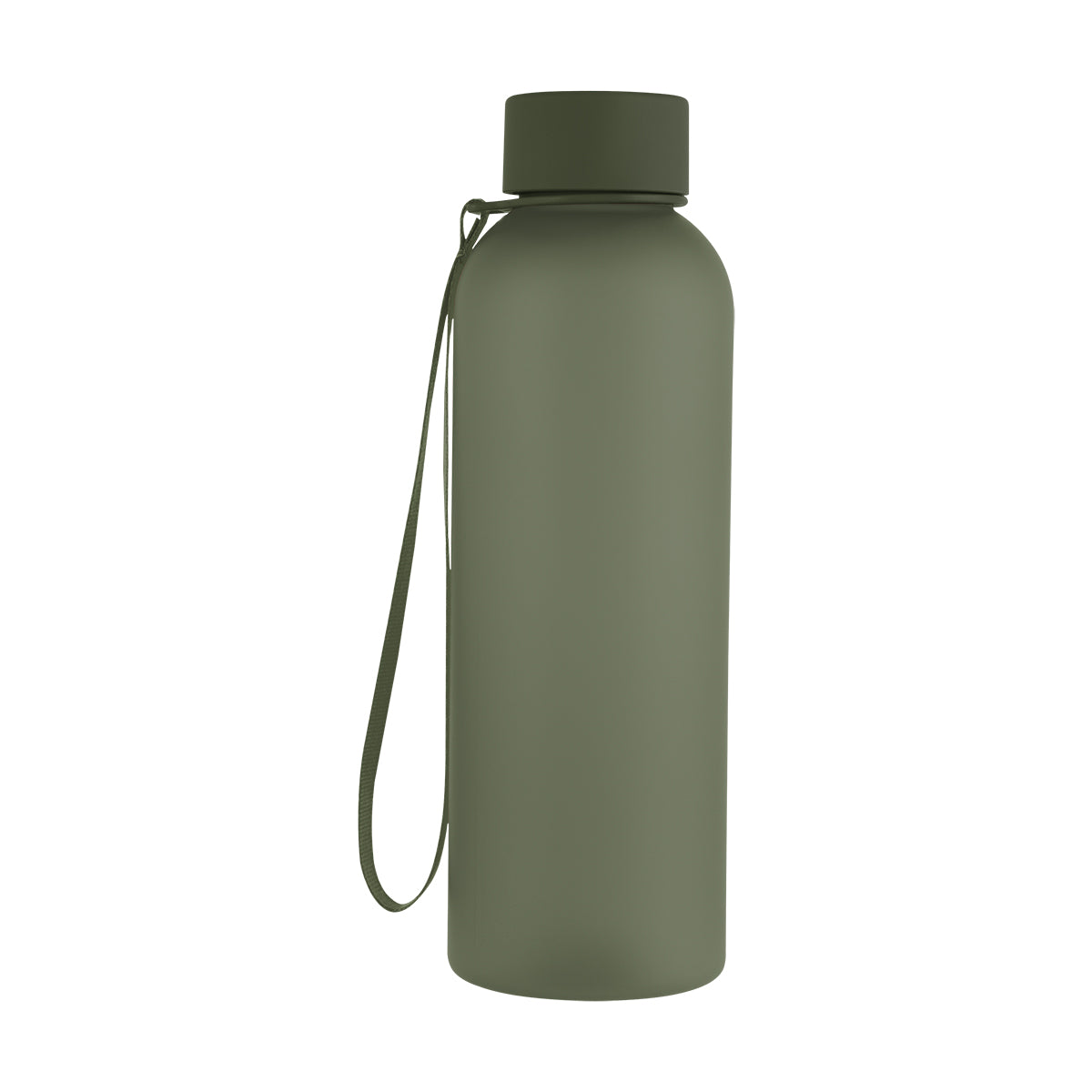 20 Oz. Morgan rPET Rubberized Bottle With Carry Strap