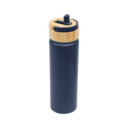 27 Oz. Ellis Recycled Aluminum Bottle With Bamboo Lid