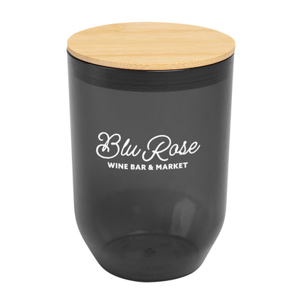 12 Oz. Montrose rPET Wine Tumbler With Bamboo Lid