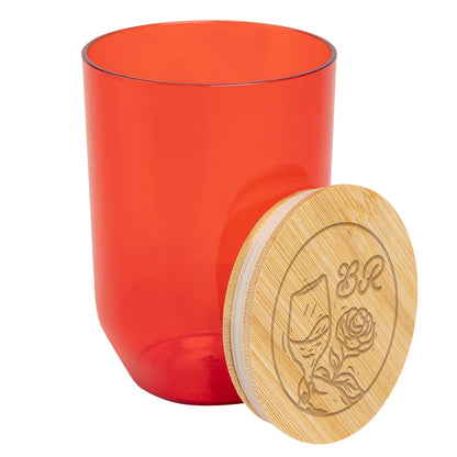 12 Oz. Montrose rPET Wine Tumbler With Bamboo Lid